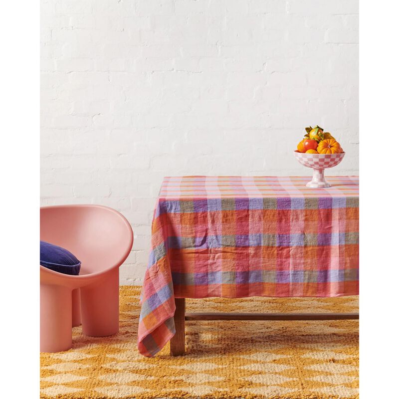 Kip&Co Tutti Frutti Rectangular Linen Tablecloth image number 1